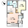 エクセルハイム 1LDKの間取り