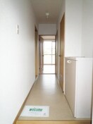 ゆったりとした玄関です コスモハイツナガシマ