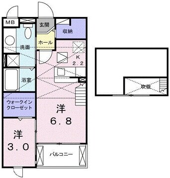 間取図 グラースＢ