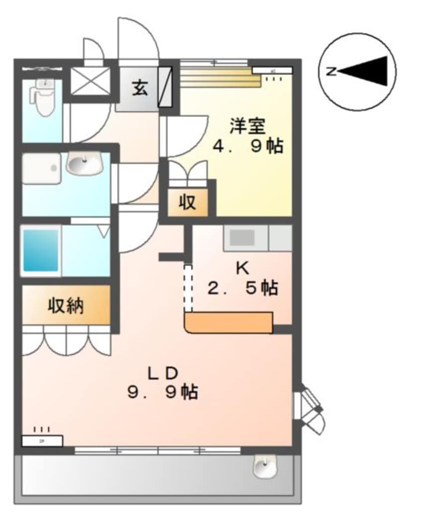 間取図 サモードパレスＡ