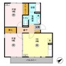 セピアコート 2DKの間取り