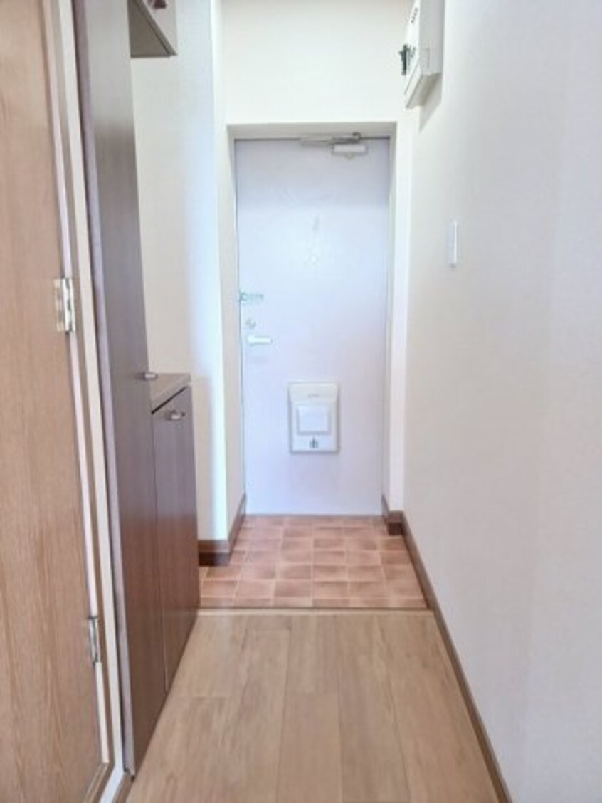 落ち着いた玄関です エスポワール城東Ｂ