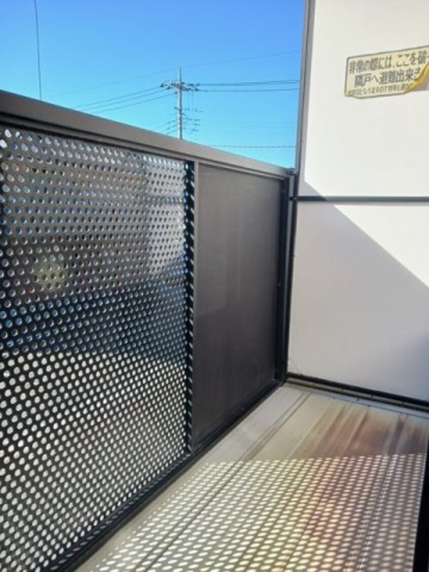 陽当たり良好なバルコニーです エスポワール城東Ｂ