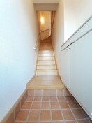 落ち着いた玄関です ドリームタウンＢ