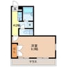 エンパレス　レオ　V22 1Kの間取り