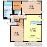 ブライト 2LDKの間取り