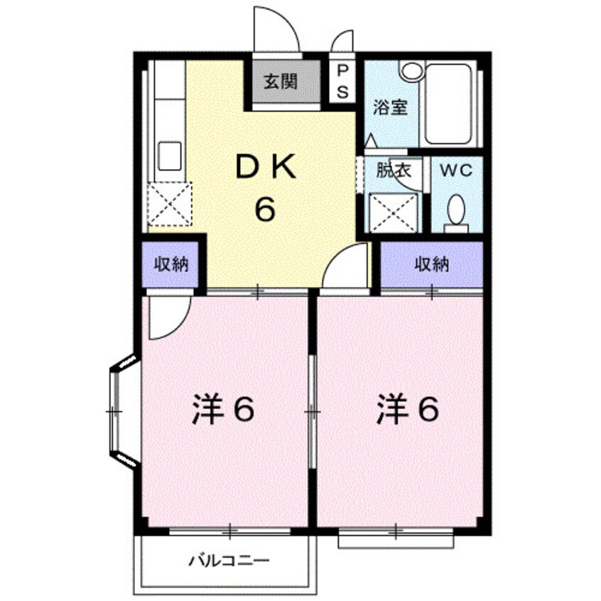 間取図 ウィスティアハイツ