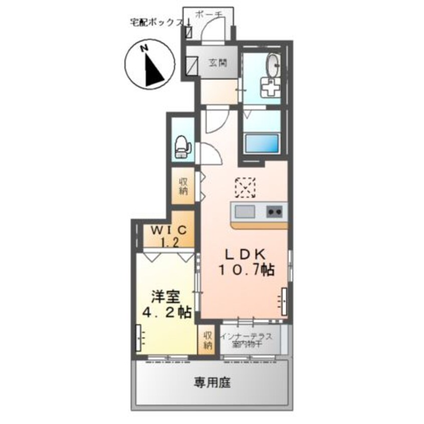 間取図 ルミナスＡ