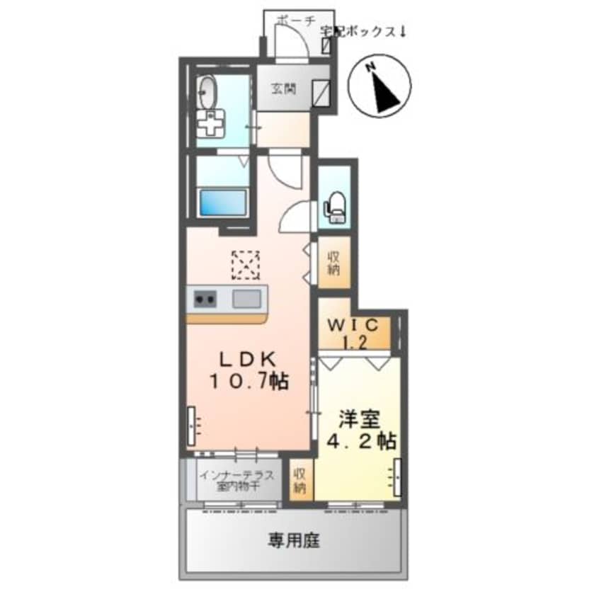 間取図 ルミナスＡ
