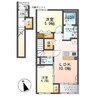 ルミナスＡ 2LDKの間取り