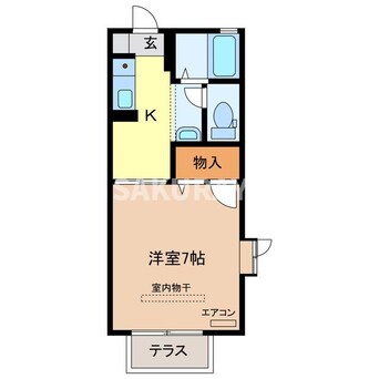 間取図 フォレスト田中