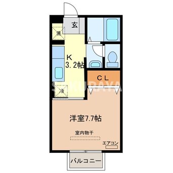 間取図 サンビレッジ足利