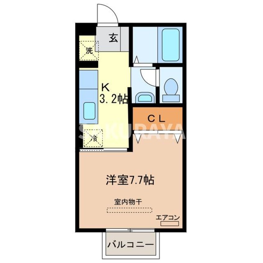 間取図 サンビレッジ足利