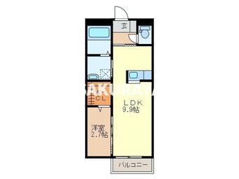 間取図 スカイコート