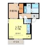エルシオン 1LDKの間取り