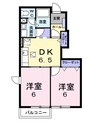 グラン　シャリオ 2DKの間取り