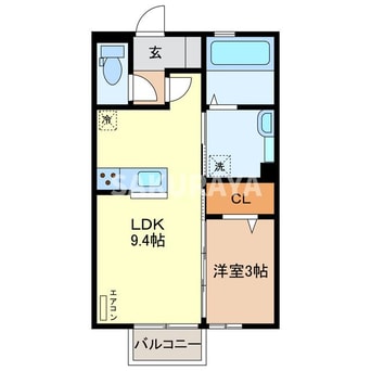 間取図 サンテ・キャトル