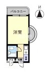 アルファ二番町 1Rの間取り