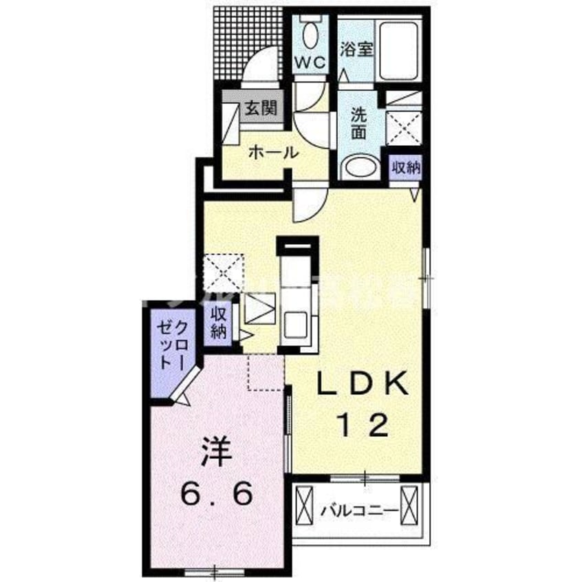 間取図 メロコトン