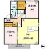 ル・シエル 2LDKの間取り