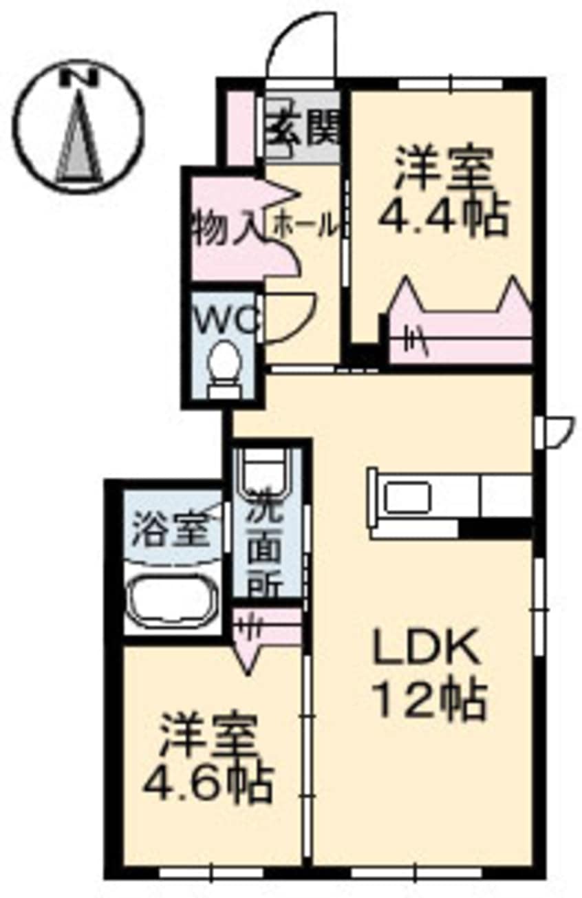 間取図 シャーメゾン上林　Ａ棟