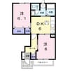 Ｍ・Ｋハイツ 2DKの間取り