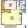 ファミール木村 1LDKの間取り
