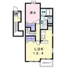 ヴィオラ・ハウスＨａＭａ 1LDKの間取り
