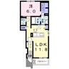 キャッスル　Ｄ 1LDKの間取り