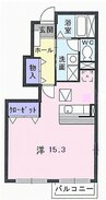 ヴィオラ・ハウスＨａＭａ 1Kの間取り