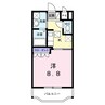 グランシャリオ 1Kの間取り