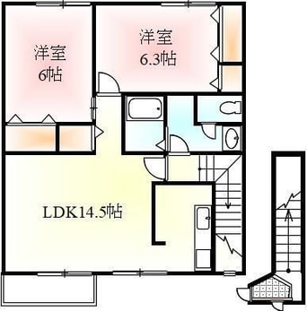 間取図 ペガサス壱番館