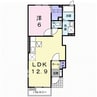 エステート・ステラ２号館 1LDKの間取り