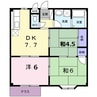 エルディム円座 3DKの間取り