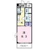 グランディール太田Ｂ 1Kの間取り