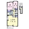 キッシングラミー　Ｃ 2LDKの間取り