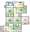 丸亀市土居町平屋 6DKの間取り