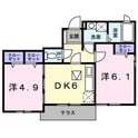 サンリット　Ａの間取図