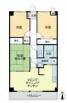 オプスBANZO 3LDKの間取り
