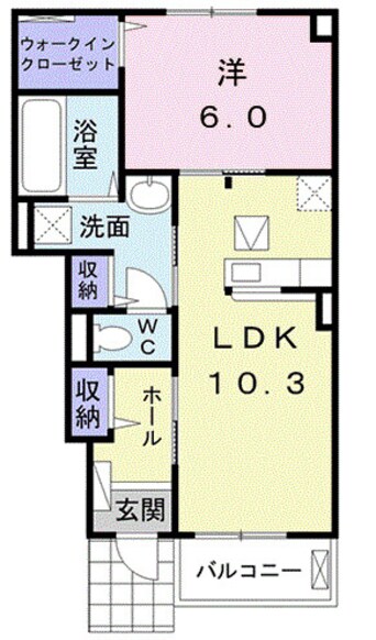 間取図 コンフォート・グレイスⅠ