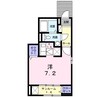タートル・マウンテンⅡ 1Rの間取り