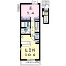 ハーモニー２号館 1LDKの間取り