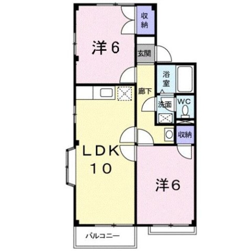 間取図 エム・エトアール　Ａ