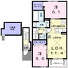 ミスト・ナタール 2LDKの間取り