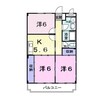 マリッチ溝渕Ⅰ 3Kの間取り