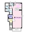 フォンモンターニュ 1Rの間取り