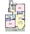 フレイムポニー　Ｃ 2LDKの間取り