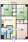 幸町マンション 3DKの間取り