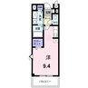 フローラＢ 1Rの間取り