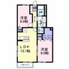 ハイランドさぬき　Ａ 2LDKの間取り